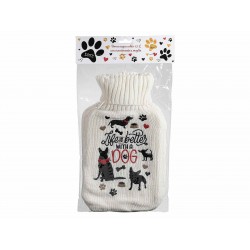 2376 Bettflasche Hund und Katze