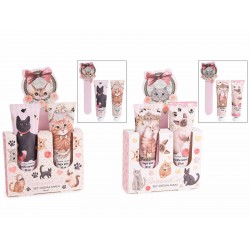 2380 Coffret cadeaux avec 2 crèmes pour les mains et lime à ongles