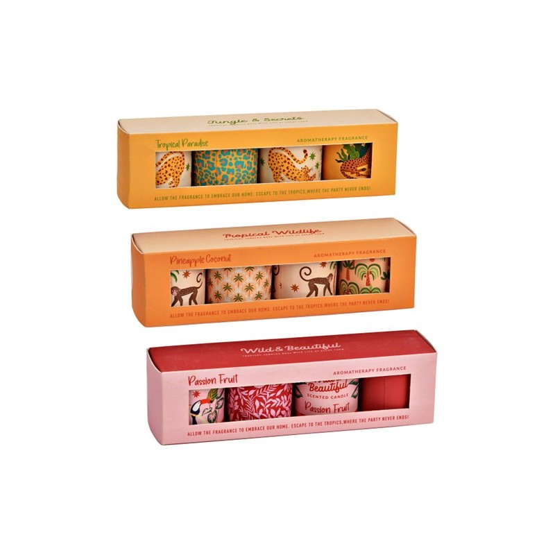 2430 Set mit 4 Duftkerzen
