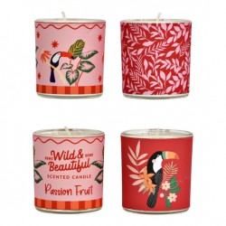 2430 Set avec 4 bougies parfumées