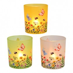 2431 Photophore avec bougie parfumée