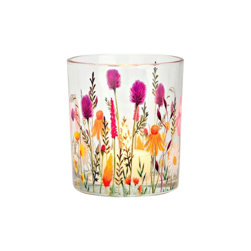 2432 Photophore avec bougie parfumée