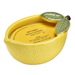 2449 Bougie parfumée citronnelle avec pot en céramique