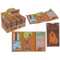 2458 Capybara Set mit Haftnotizen