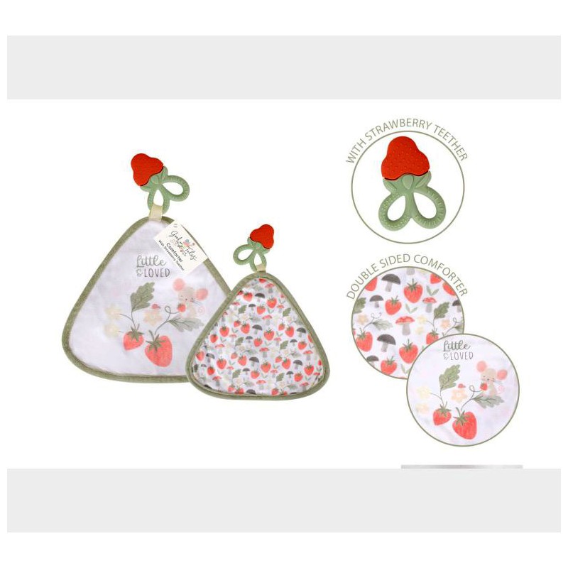 2472 Baby Schnüffeltuch mit Zahnring