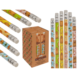 2460 Capybara set crayons avec gommes