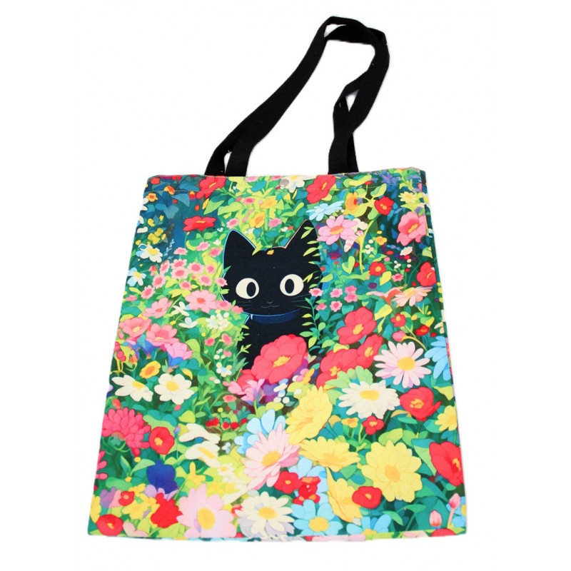 2526 Sac à commission chat en coton