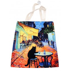 2526 Sac à commission chat en coton