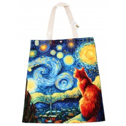 2526 Einkaufstasche Katze aus Baumwolle