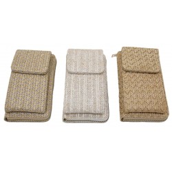 2539 Pochette en paille avec bandoulière 
