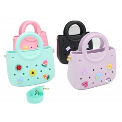 2553 Sac à main fille crocs avec bandoulière