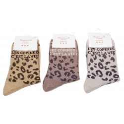2557 Chaussettes \"Les copines c\'est la vie\"