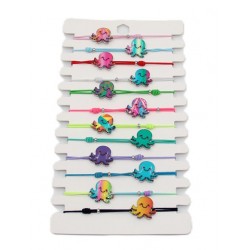2583 Mädchen Armband Tintenfisch elastisch