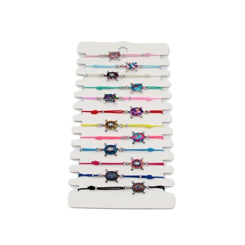 2582 Mädchen Armband Schildkröte elastisch