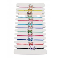 2581 Bracelet papillon élastique pour fille