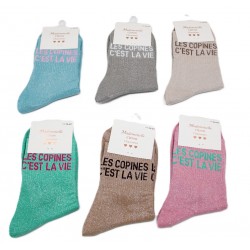 2572 Socken \"les copines c\'est la vie\"