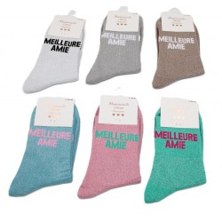 2573 Chaussettes \"meilleure amie\"