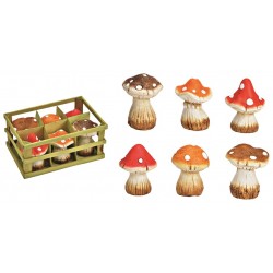 1310 Champignon en terre cuite