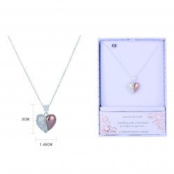 2621 Collier paqué argent et or