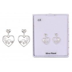 2617 Boucles d'oreilles en plaquées argent