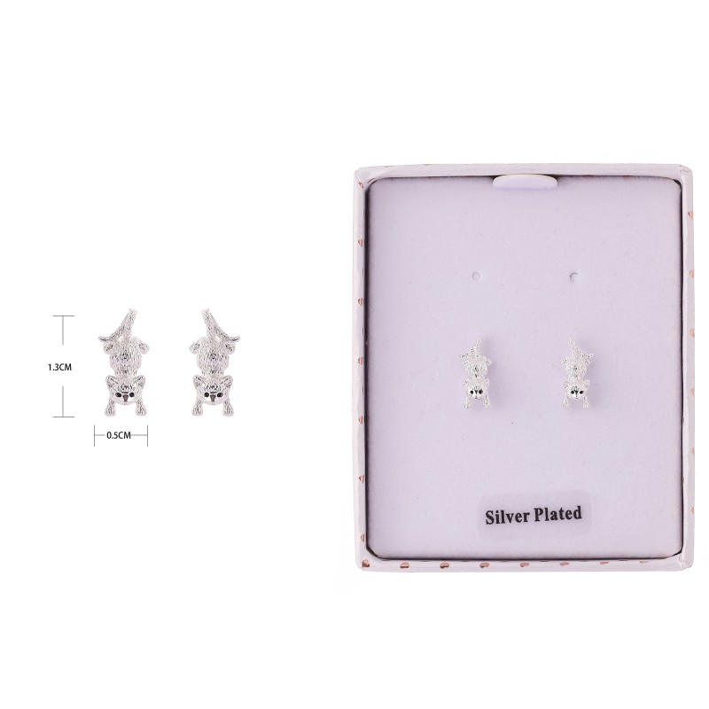 2641 Ohrstecker versilbert
