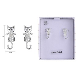 2631 Boucles d'oereilles en plaquées argent