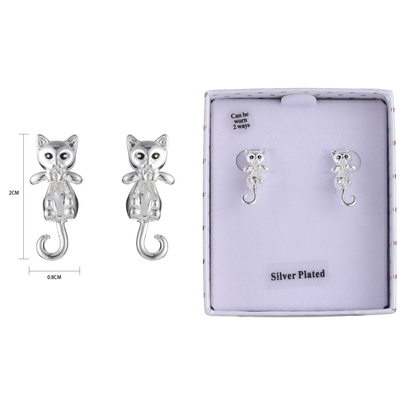 2631 Boucles d'oereilles en plaquées argent