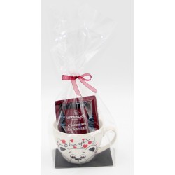 1532B Tasse en porcelaine avec chocolat chaud