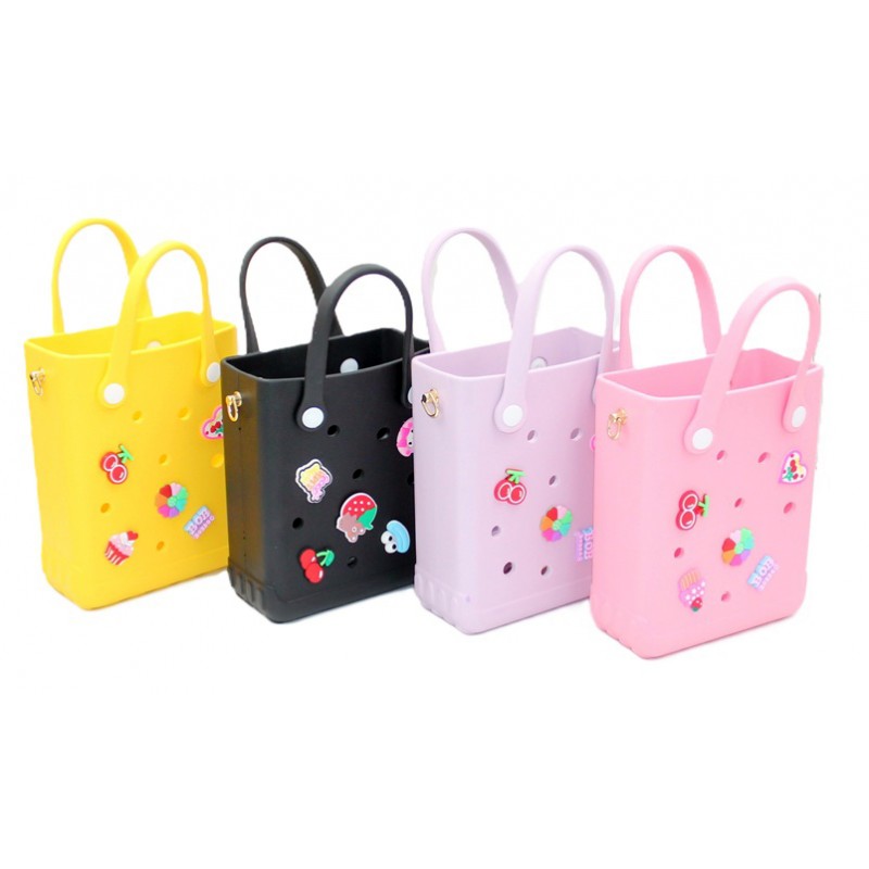 2553 Sac à main fille crocs avec bandoulière