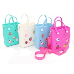 2553 Sac à main fille crocs avec bandoulière