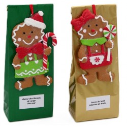 2139A Sachet de thé avec pendentif pain d'épice