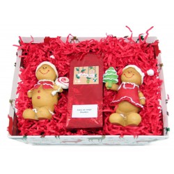 2032A Geschenkset mit Tee und Figuren