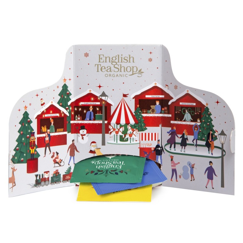 2653 Adventskalender Weihnachtsmarkt mit Bio Tee
