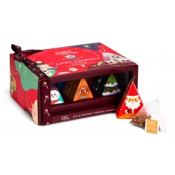 2657 Boîte cadeaux avec pyramide de thé bio