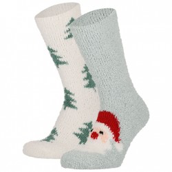 2687 2 Paires de chaussettes pour dames
