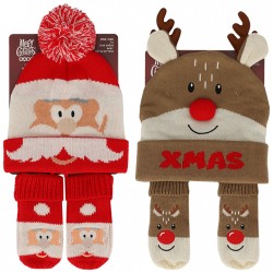 2681 Set mit Baby Kappe und Socken