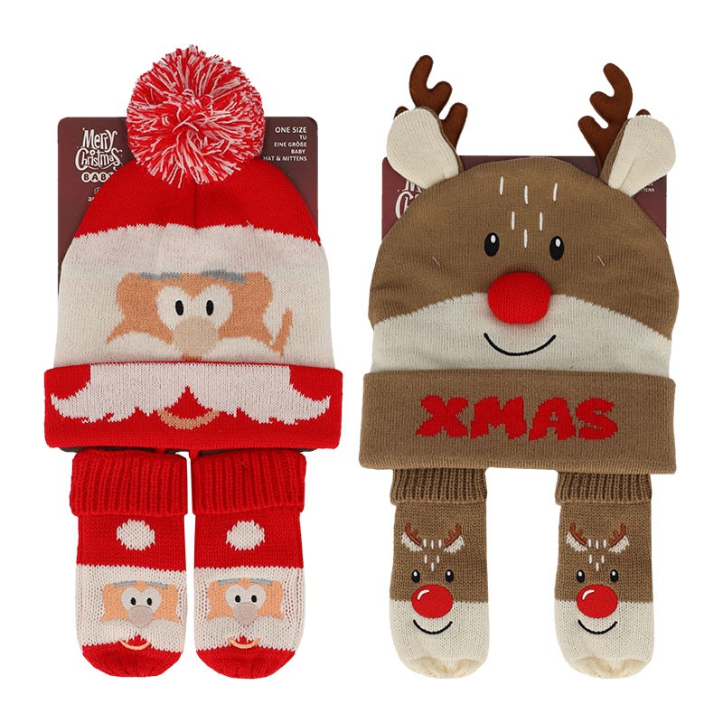 2681 Set avec bonnet et chaussettes pour bébé