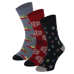 2684 Set cadeaux avec 3 paires de chaussettes homme