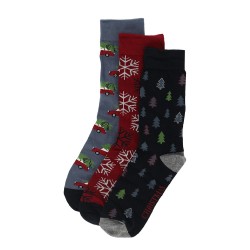 2684 Set cadeaux avec 3 paires de chaussettes homme