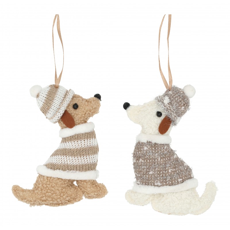 2708 Pendentif en tissu chien