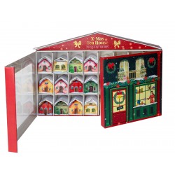 2726 Adventskalender mit kleinen Teehäusern