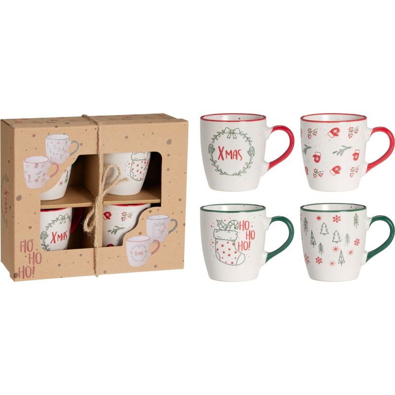 2795 Geschenkset mit 4 Tassen aus Keramik