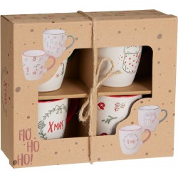 2795 Geschenkset mit 4 Tassen aus Keramik