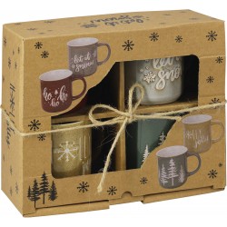 2798 Set cadeaux avec 4 tasses en céramique