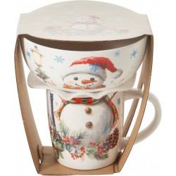 2799 Bol et tasse en porcelaine
