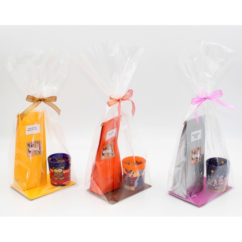 1961A Geschenkset mit Teetüte und Teelicht