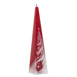 2143A Set cadeaux avec bougie pyramide et déco élan