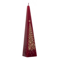 2143A Set cadeaux avec bougie pyramide et déco élan