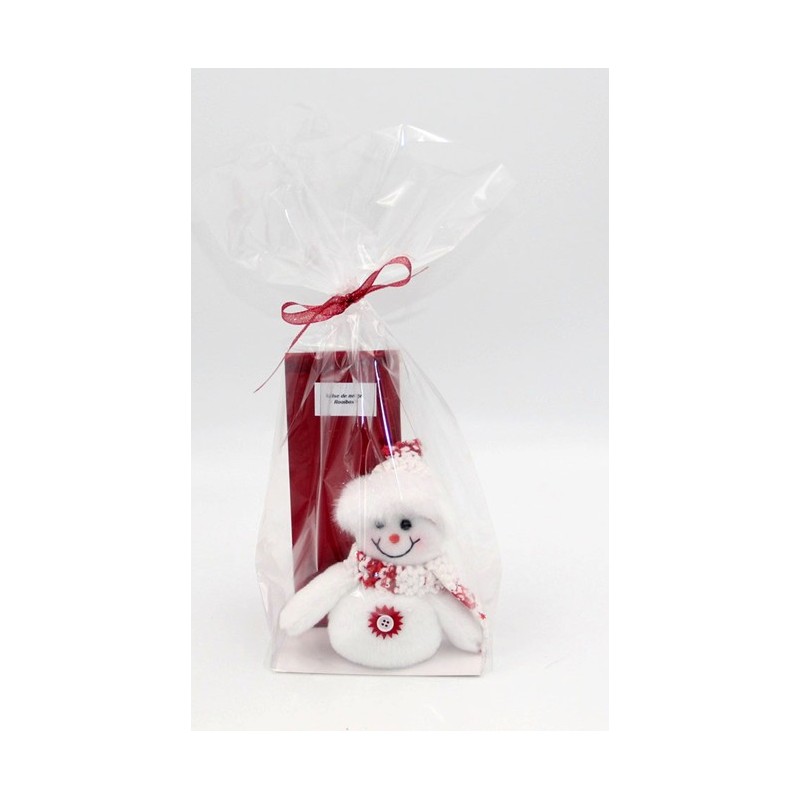 2144A Geschenkset mit Teetüte und Deko Schneemann