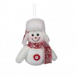 2144A Set cadeaux avec thé et déco bonhomme de neige